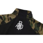 1st Camo Green Stand Collar Track Jacket 3
