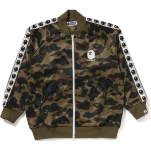 1st Camo Relaxed Fit Green Track Jacket