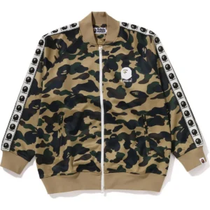 1st Camo Relaxed Fit Yellow Track Jacket