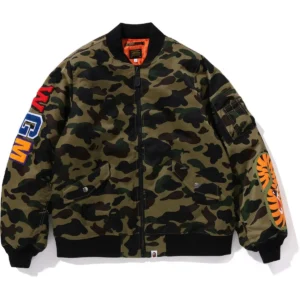 1st Camo Shark MA-1 Green Jacket