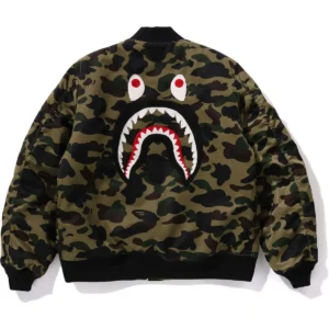 1st Camo Shark MA-1 Green Jacket 5