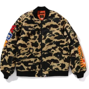 1st Camo Shark MA-1 Yellow Jacket