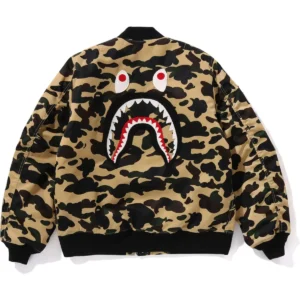 1st Camo Shark MA-1 Yellow Jacket 5