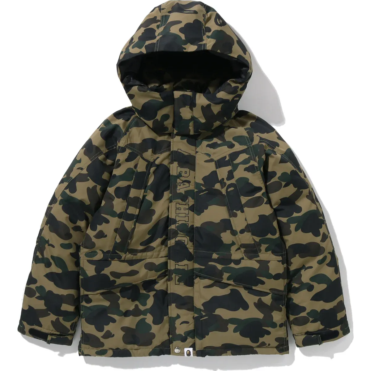 1st Camo Snowboard Down Green JR Kids Jacket