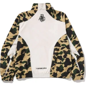1st Camo Yellow Stand Collar Track Jacket 1