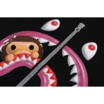 3d Milo Shark Black Tee 1