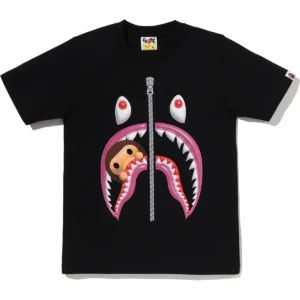 3d Milo Shark Black Tee