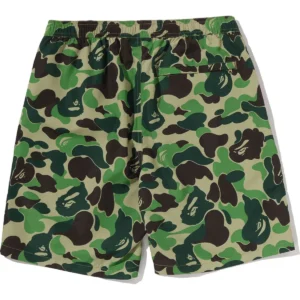 ABC Camo Ape Head One Point Beach Green Shorts 3