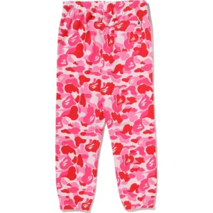 ABC Camo Ape Head One Point Pink Sweat Pant 3