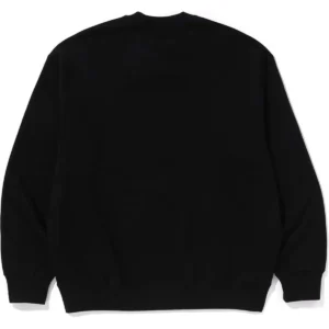 ABC Camo APE Head Relaxed Fit Black Crewneck Sweatshirt 2
