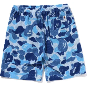 ABC Camo Pile One Point Blue Sweat Shorts 3