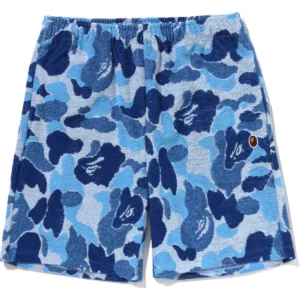 ABC Camo Pile One Point Blue Sweat Shorts
