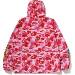ABC Camo Pink Shark Hoodie Jacket 3