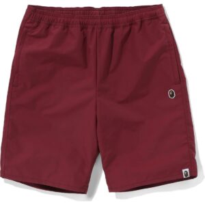 APE Head Beach Burgundy Shorts