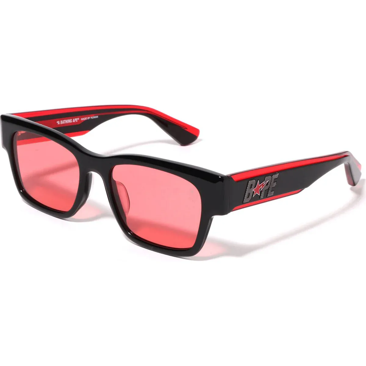 Bape #14 Black X Red Sunglasses