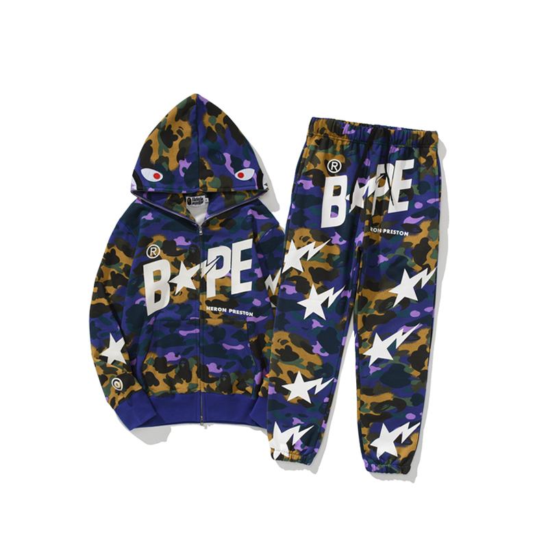bape-ape-head-pattern-track-suit-blue bape-ape-head-pattern-track-suit-blue