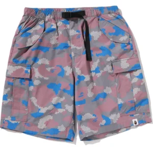 Bape By Kazuki Kuraishi Camo Belted 3 Layer Cargo Multi Shorts
