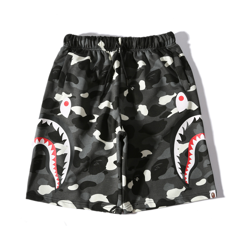 bape-city-camo-side-shark-sweat-shorts-black bape-city-camo-side-shark-sweat-shorts-black