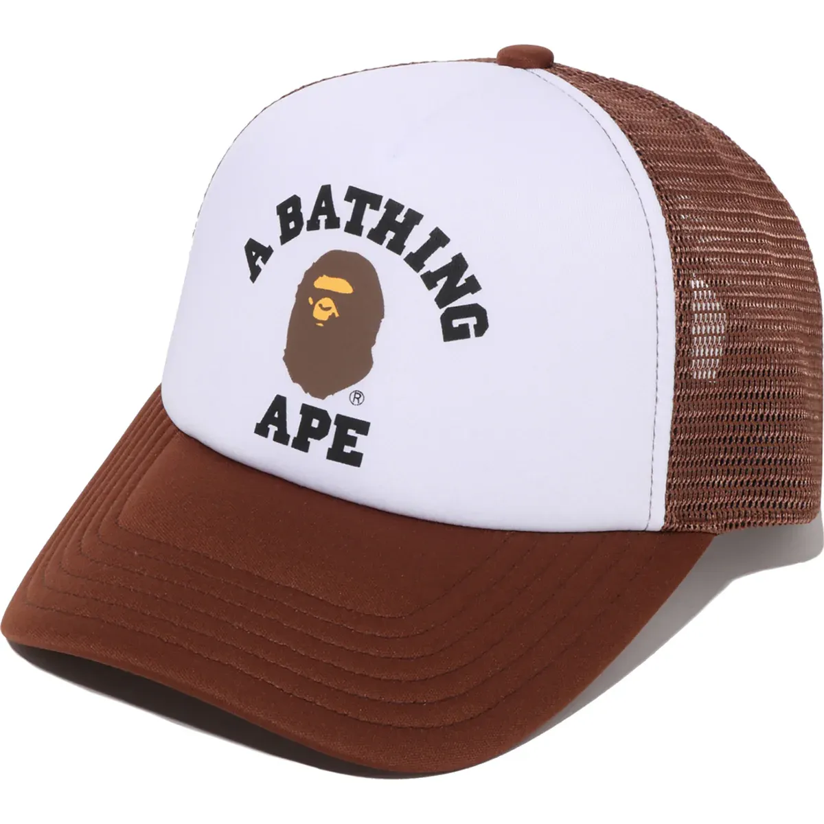 Bape College Mesh Brown Cap