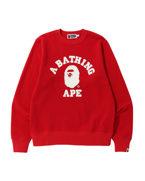 bape-college-sweater-bright-red bape-college-sweater-bright-red