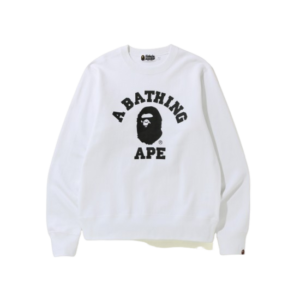bape-college-sweater-white