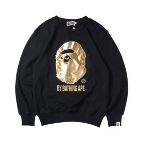 bape-gold-and-black-crewneck-pullover-sweatshirt