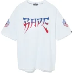 Bape Graphic Oversized White Tee