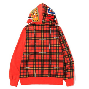 bape-logo-check-shark-full-zip-hoodie-red-1