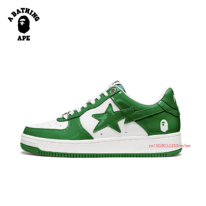 bape-sta-skateboard-green-shoes-men-women