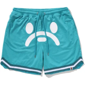 Bape X Just Don Milo Relaxed Fit Basketball Green Shorts