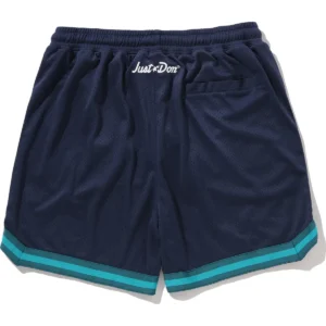 Bape X Just Don Milo Relaxed Fit Basketball Navy Shorts 1