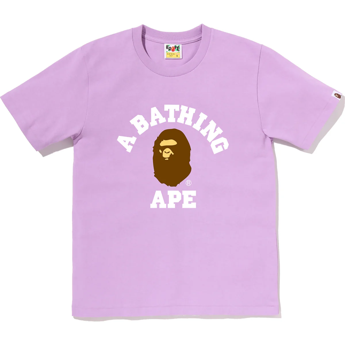 College A Bathing APE Pink Tee