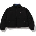 Color Camo Reversible Down Navy Jacket 4