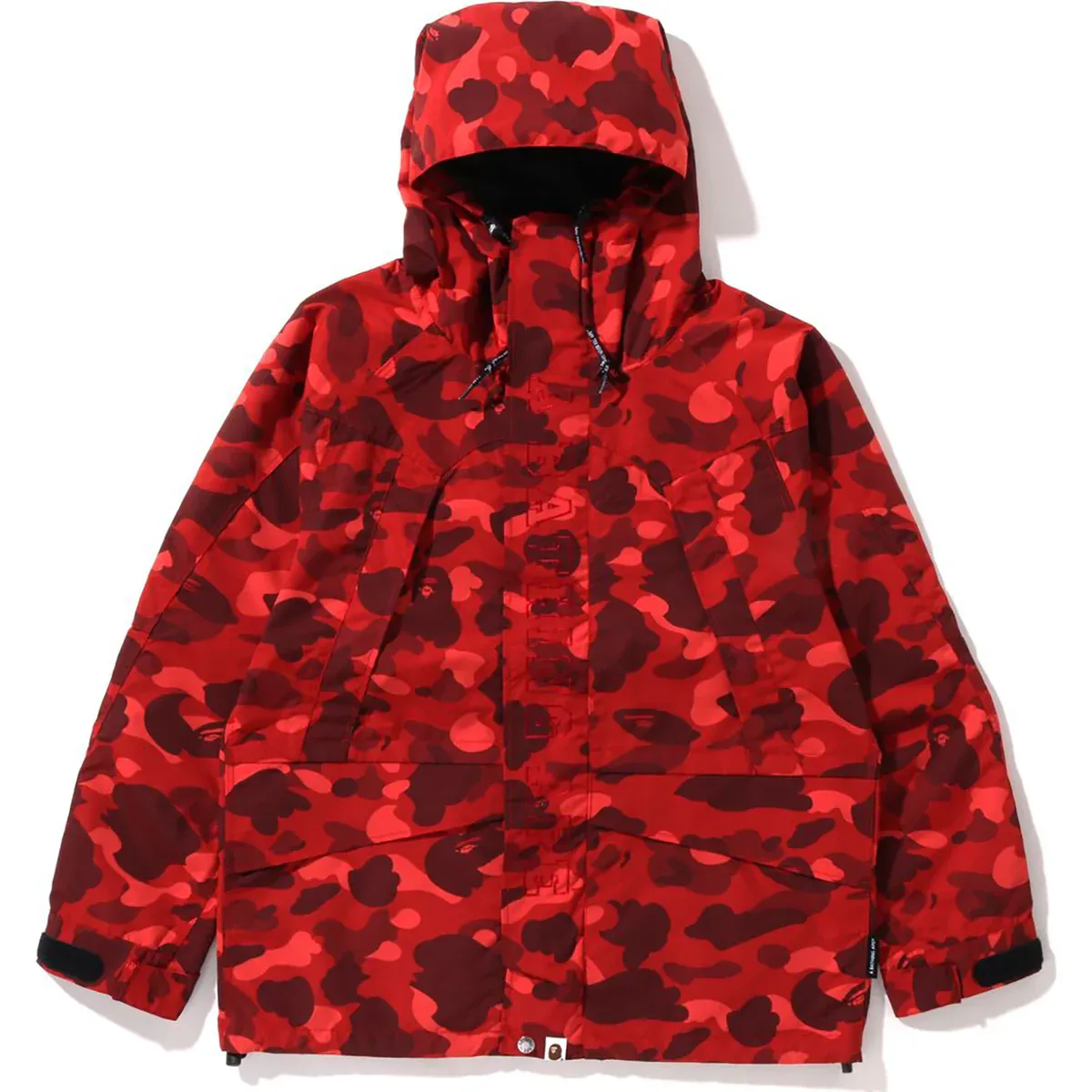 Color Camo Snowboard Red Jacket