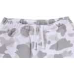 Color Camo Straight White Sweat Pants 1