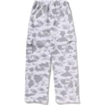 Color Camo Straight White Sweat Pants 3