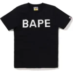 Crystal Stone Bape Logo Black Tee 1