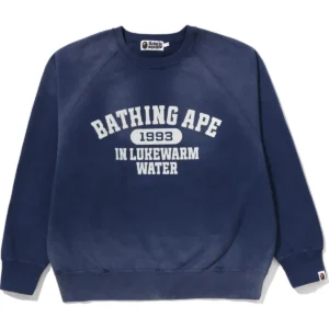 Destroy Washed Effect Relaxed Fit Crewneck Sweatshirt