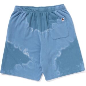 Hand Dye Relaxed Fit Blue Sweat Shorts 6