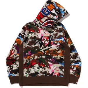 Hybrid Camo Shark Pullover Multi Hoodie