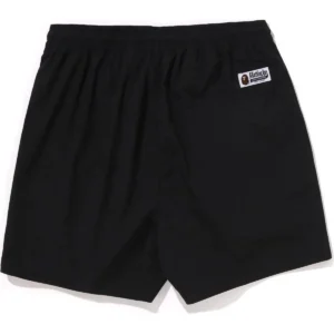 One Point Relaxed Fit Water Black Shorts 4