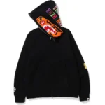 Tiger Full ZIP Black Hoodie 2