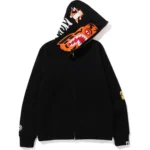 Tiger Full ZIP Black Hoodie 3