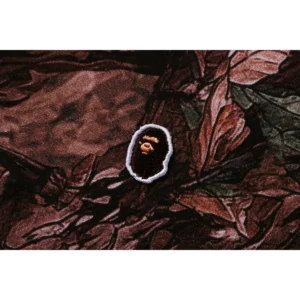 Tree Edge Camo Crewneck Burgundy Sweatshirt 1